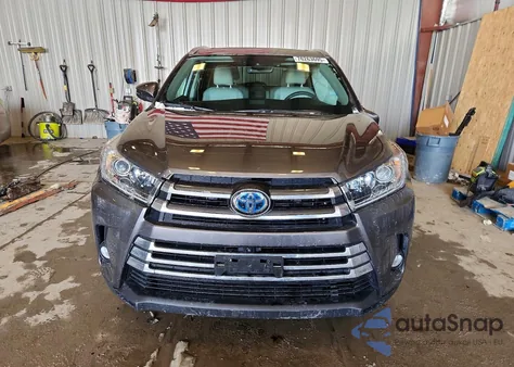 2018 Toyota Highlander Hybrid Limited z USA, uszkodzony, nr VIN 5TDDGRFH7JS049676